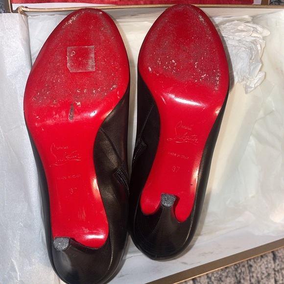 Christian Louboutin Classic Booties, Size 7/37 - Picture 8 of 14
